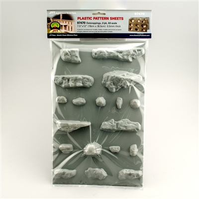 Pattern Sheets/Outcroppings All-scale 2/pk